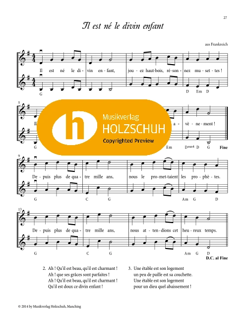 Il est né le divin enfant